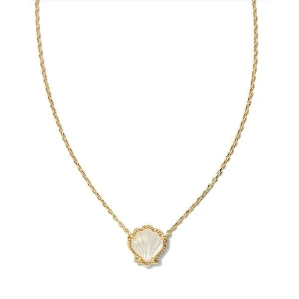 accessory Kendra Scott Brynne Shell Pendant Necklace Lee Ann's Fine Jewelry $65