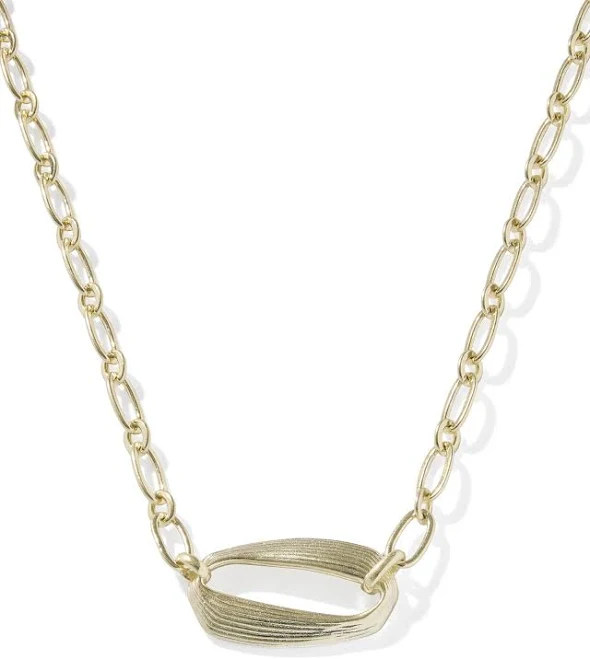 accessory Kendra Scott Kira 14k Gold-Tone Over Brass Short Pendant Necklace Kendra Scott $60