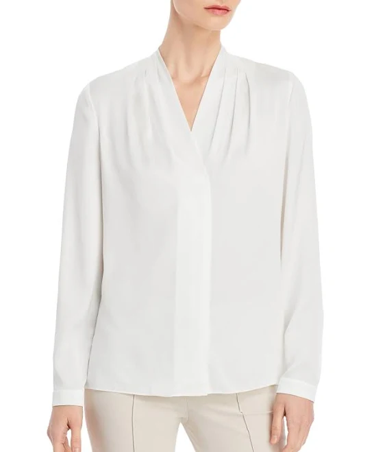 top Kobi Halperin Women's Nellie Silk-Blend Pleated Blouse Bloomingdale's $298