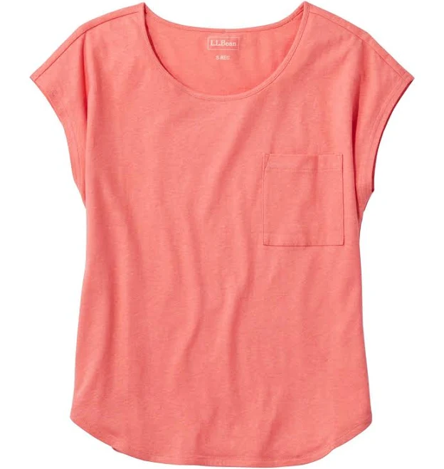 top L.L.Bean Women's Lakeside Linen/Cotton Blend Short-Sleeve Tee L.L.Bean $33.99