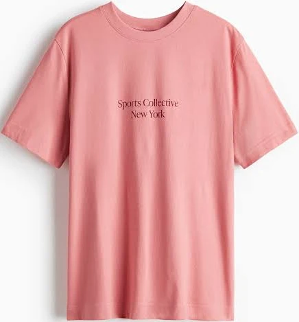 t-shirt Ladies H&M Pink/New York Printed T-shirt H&M $12.99