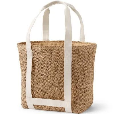 bag Lands' End Women's Straw Tote Bag Target $69.95