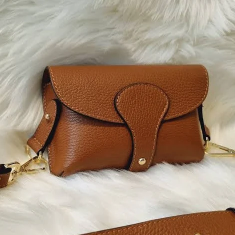 bag Leather Crossbody Bag with Gold Hardware Etsy - Seller $50.89