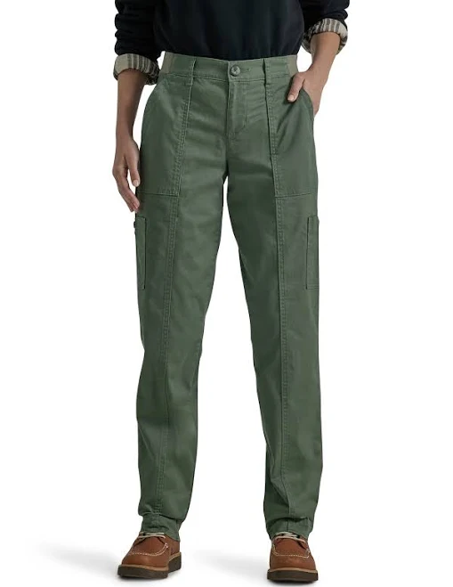 pants Lee Women's Ultra Lux Comfort Flex-to-Go Straight-Leg Utility Pants Walmart $28