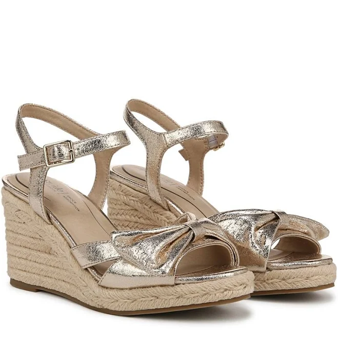 shoes LifeStride Women's Tahlia Espadrille Wedge Sandals Famous Footwear $32.99