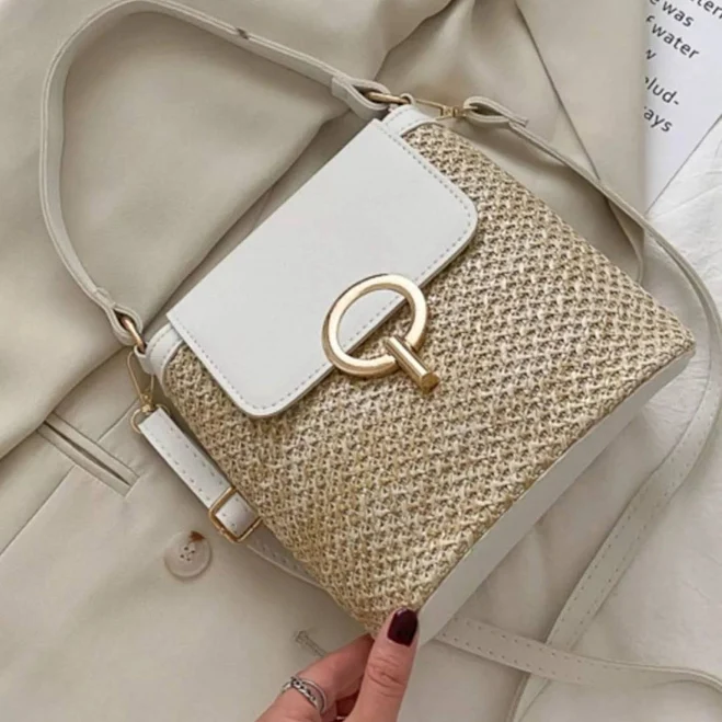 accessory Lily Bloom Woven Straw Crossbody Bag Lily Bloom Store $36.99