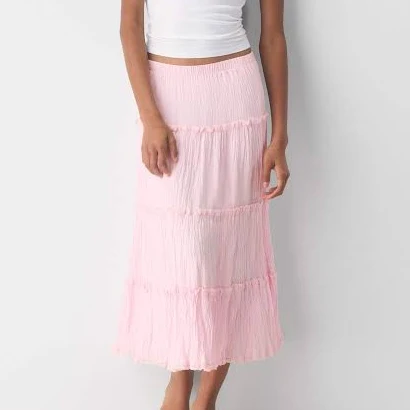 skirt Little Moon Women's Damasque Skirt Aritzia $128
