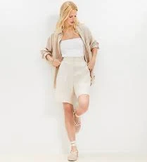 shorts Loft Women's Linen Bermuda Shorts LOFT $22.44