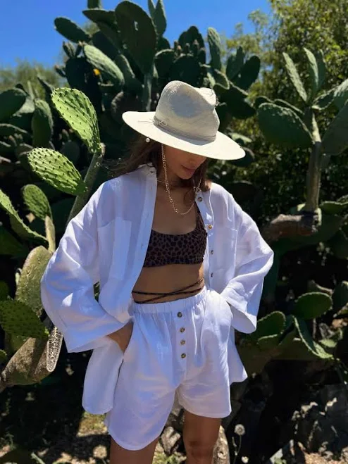 two piece set Loungewear Linen Two Piece Set Etsy - Seller $110.4