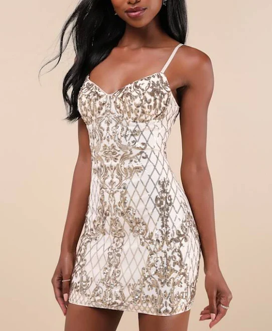 dress Lulus Sleeveless Sequin Bodycon Mini Dress Lulus $69