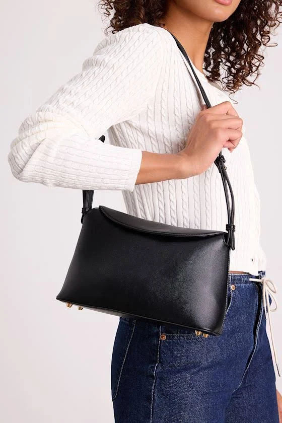 bag Lulus Vegan Leather Shoulder Bag Lulus $34