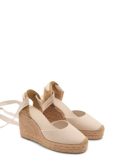 shoes MANGO Women's Ankle Wrap Platform Wedge Espadrilles Nordstrom $99.99