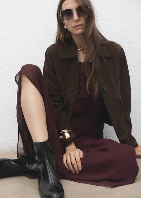 shoes MANGO Women's Zipped Leather Ankle Boots shop.mango.com $95.99