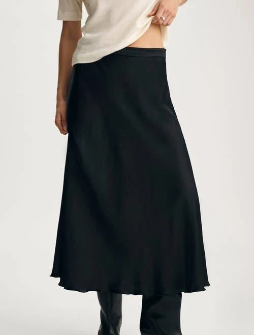 skirt Mavi Women's Satin Midi Skirt Nordstrom $88