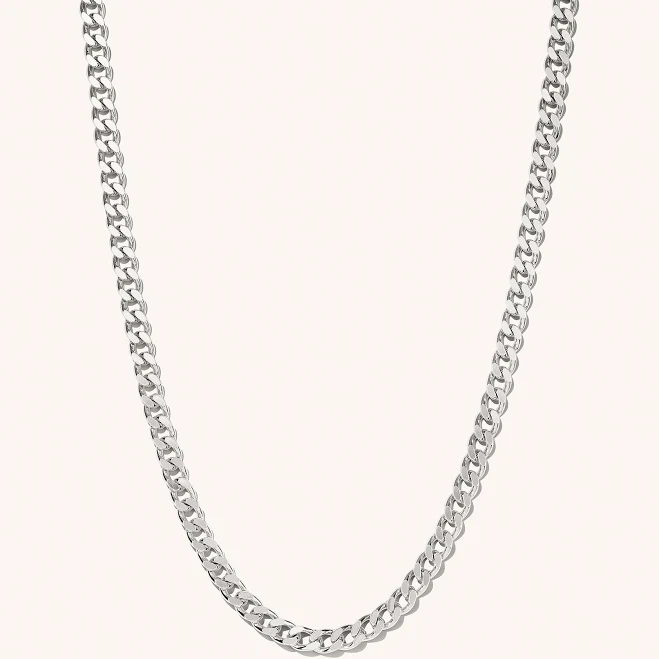 accessory Mejuri Curb Silver Chain Necklace Mejuri $198