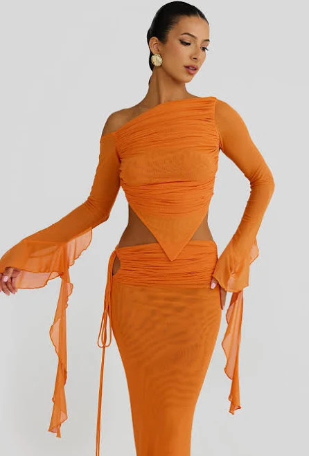 asymmetric neck top MELANI THE LABEL Women's Top Melani the label $78.11