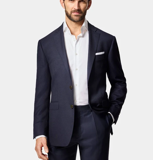layer Men's Hawes & Curtis Slim Fit Navy Blazer Hawes & Curtis USA $399