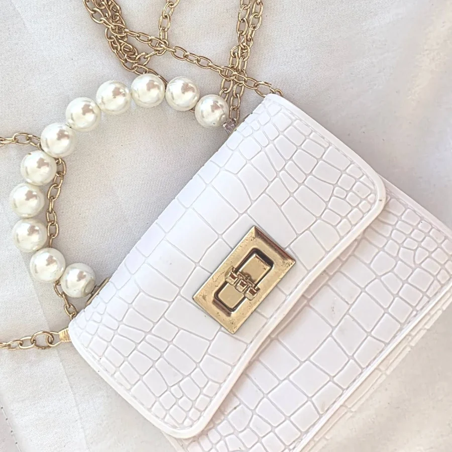 bag MINI PEARL TOP HANDLE JELLY HAND & CROSSBODY BAG eBay - roxanayrocio $10.8