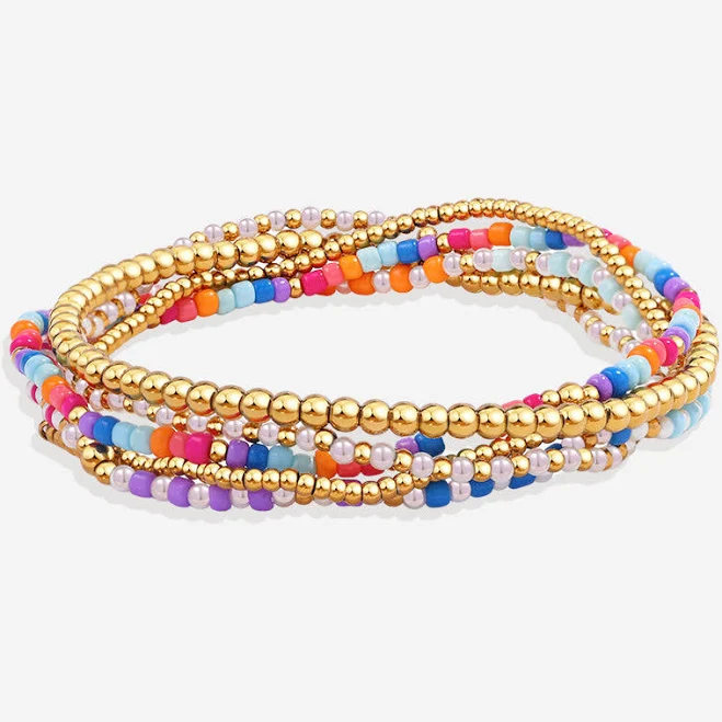 accessory Mint & Lily Women's Summer Beaded Stacking Set Mint & Lily $59