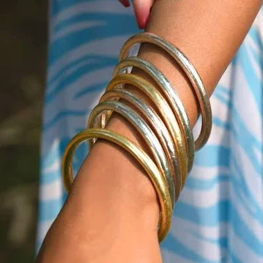 accessory Mixed Metal Bangle Set Etsy - Seller $56.7