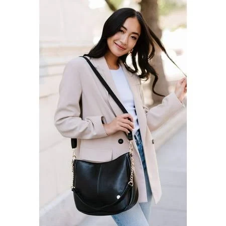 bag Modern + Chic Marissa Vegan Leather Saddle Crossbody Bag Walmart - Modern and Chic Boutique $49