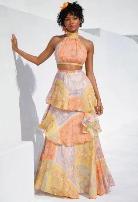 matching set Nina Cheyenne Paisley Skirt Set Nina Cheyenne $95