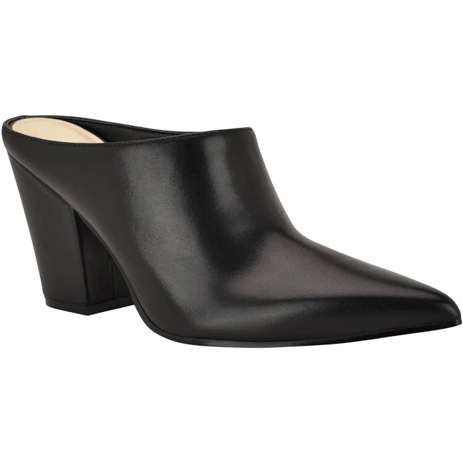 shoes Nine West Women's Amini Pointed Toe Block Heel Mules Macy's $44.1