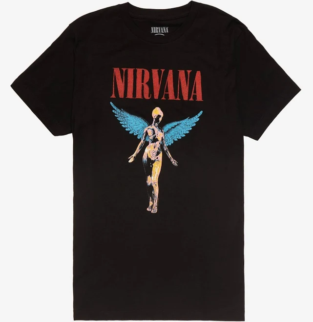 top Nirvana in Utero Graphic T-Shirt Hot Topic $19.12