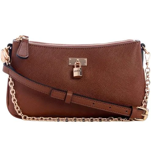 bag Nora Saffiano Crossbody with Gold Hardware Guess Factory $74.99