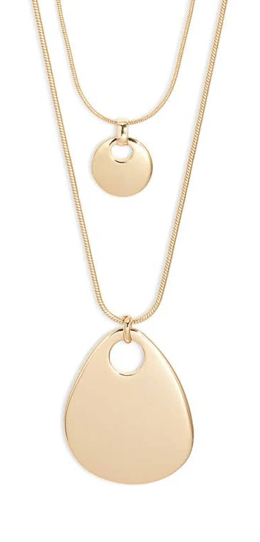 accessory Nordstrom Layered Flat Pendant Necklace Nordstrom $45