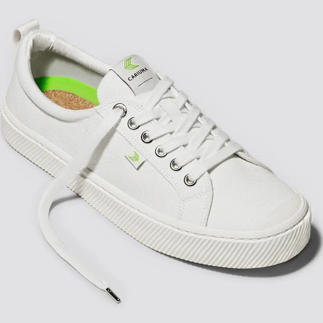 shoes OCA Low Off-White | Canvas Sneakers for Everyday Off-White / 6 Endless Waves Boutique $34