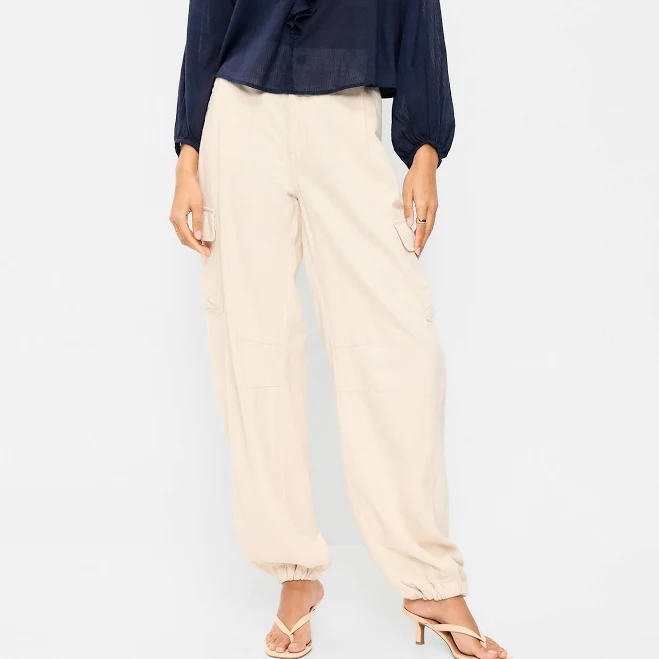 two piece set Old Navy Women's Twill Barrel Cargo Pants Old Navy $30