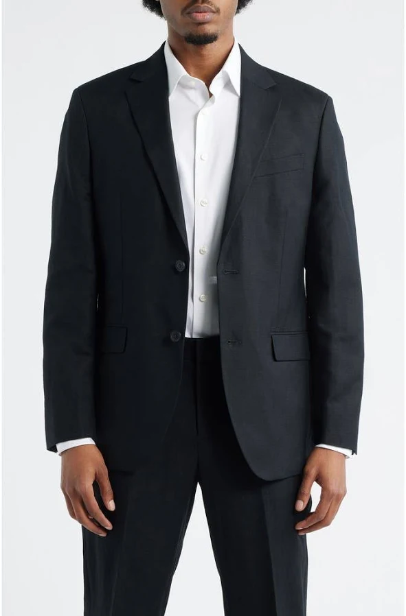 outerwear Open Edit Slim Fit Linen Blend Sport Coat Nordstrom $149