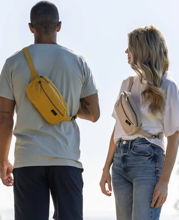 bag Organic Cotton Canvas Crossbody Sling Bag - Fair Trade Fanny Pack Etsy - ShopTerraThread $38.95