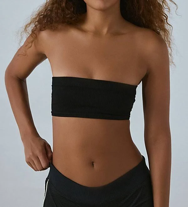 top Out From Under Seamless Bandeau Bra Top in Black, Women's M/L at Urban Outfitters Urban Outfitters $12