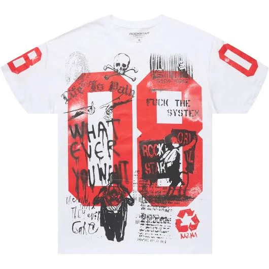 top Oversized Graphic T-Shirt Rockstar Original $15