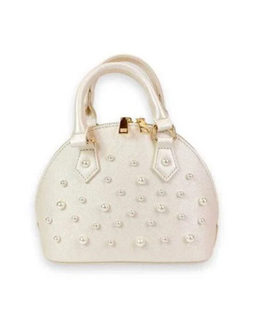 bag Pearl Studs Leather Satchel Bag 29 North Boutique at The Post Oak Hotel $60