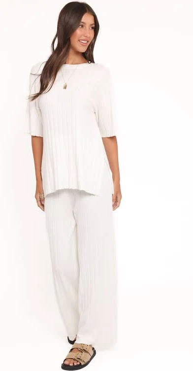 matching set Petal & Pup Women's Alix Ribbed Knit Sweater & Pants Set Petal & Pup USA $59.97