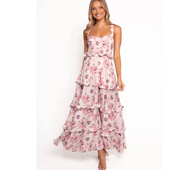 dress Petal & Pup Women's Lillee Floral Ruffle Tiered Maxi Dress Macy's $109