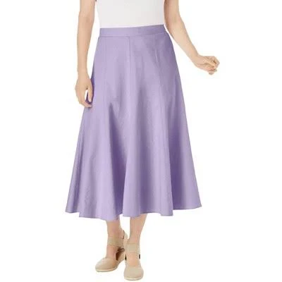 skirt Plus Size Woman Linen-Blend Skirt by Woman Within Target $44.99