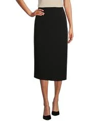 skirt Preston & York Taylor Stretch Crepe Suiting Midi Pencil Skirt Dillard's $89