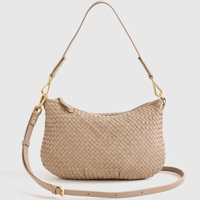 bag Quince Handwoven Italian Leather Mini Shoulder Bag Quince $120