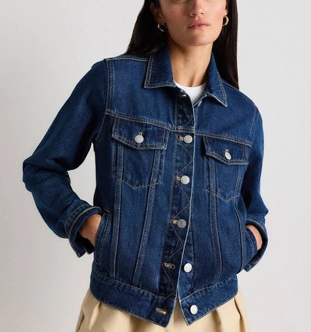 jacket Quince Women's Cotton Denim Jacket Quince $49.9