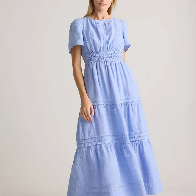 dress Quince Women's European Linen Tiered Maxi Dress Quince $84
