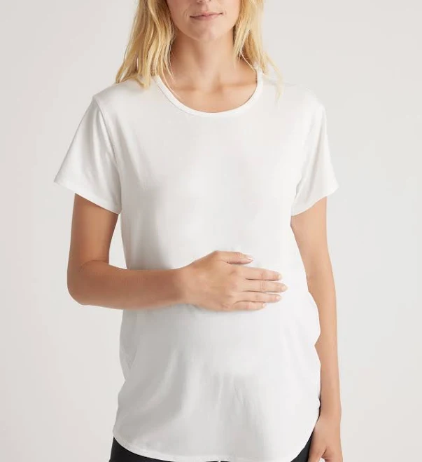 t-shirt Quince Women's Maternity Cotton Modal T-Shirt Quince $34.9