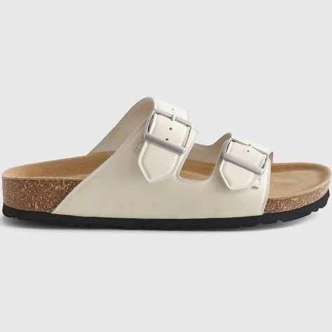 shoes Quince Women's Nappa Leather Double Buckle Slide Quince $72