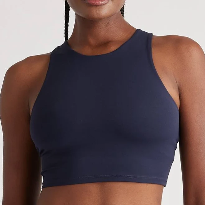 crop top Quince Women's Ultra-Form High-Neck Cropped Tank Top Quince $29.9