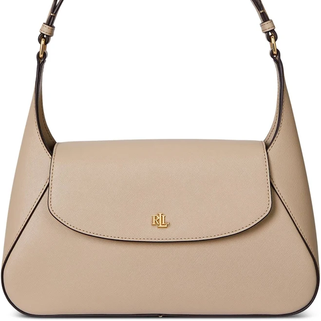 bag Ralph Lauren Women's Crosshatch Medium Schylar Leather Shoulder Bag Macy's $175
