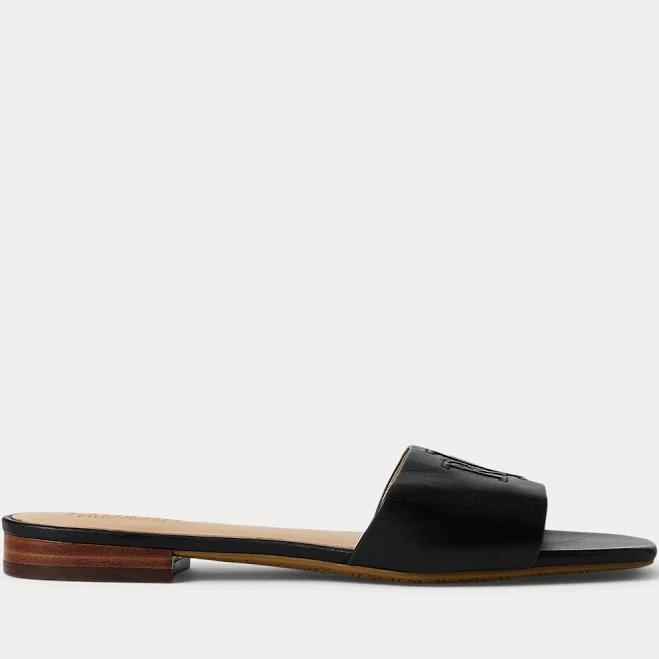 shoes Ralph Lauren Women's Everley Calfskin Slide Sandal Ralph Lauren $135