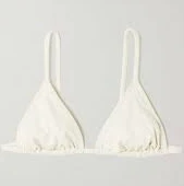 swimwear Recycled triangle bikini top net-a-porter.com $91